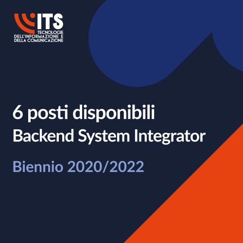 Riapertura Avviso Pubblico Studenti 2020-2022 - Backend System Integrator