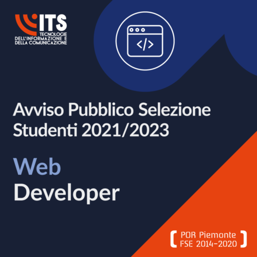 Avviso Pubblico di Selezione Studenti (b.f. 2021/2023) - Web Developer