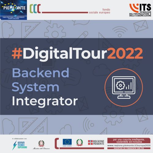 #DigitalTour2022 - Backend System Integrator