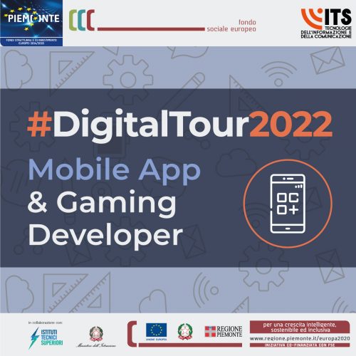 #DigitalTour2022 - Mobile App e Gaming Developer
