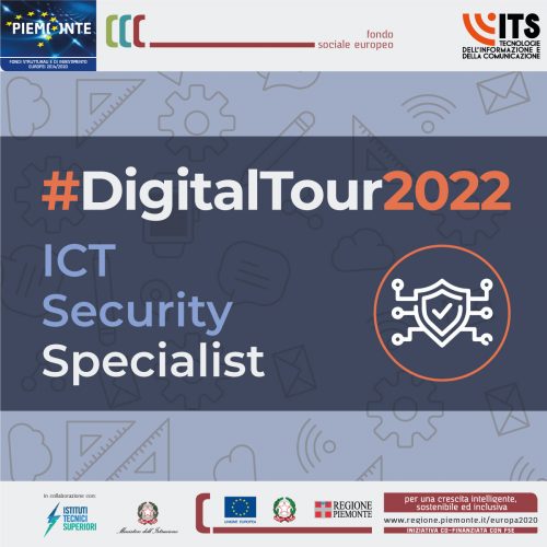 #DigitalTour2022 - Martedì 14/06 | Ore 15:00 - ICT Security Specialist