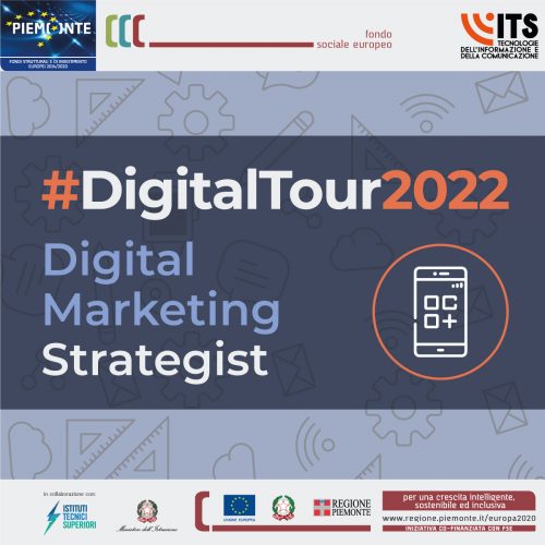 #DigitalTour2022 - Martedì 14/06 | Ore 15:00 - Digital Marketing Strategist