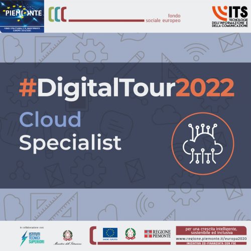 #DigitalTour2022 - Martedì 14/06 | Ore 15:00 - Cloud Specialist