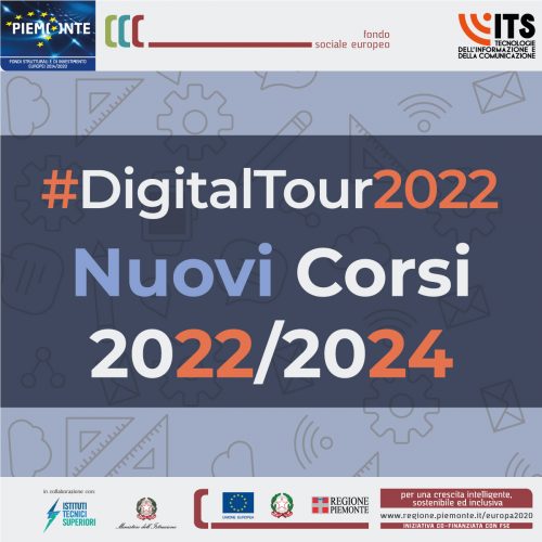 #DigitalTour2022 - Open Day 12/07 | Ore 15:00 - Nuovi corsi 2022/2024