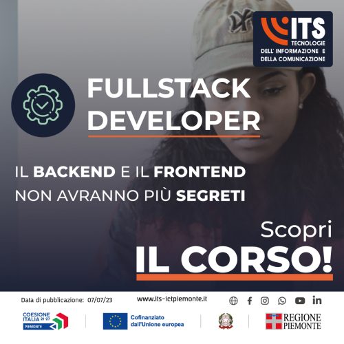 3° Party OpenDay2023 - Venerdì 21/07 ore 16:00 - Full Stack Developer