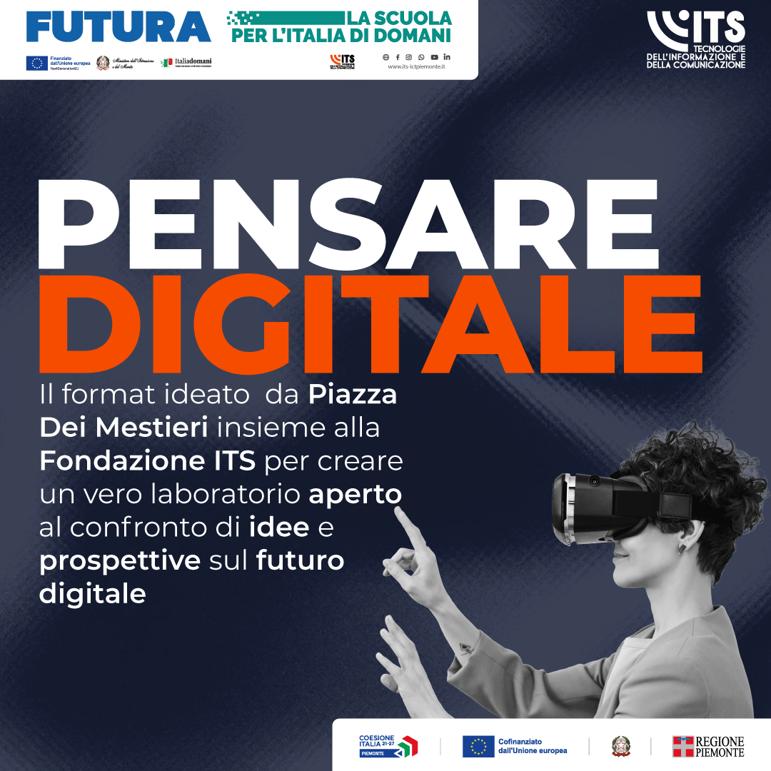 Pensare Digitale: la rassegna che indaga il futuro alla Piazza dei Mestieri